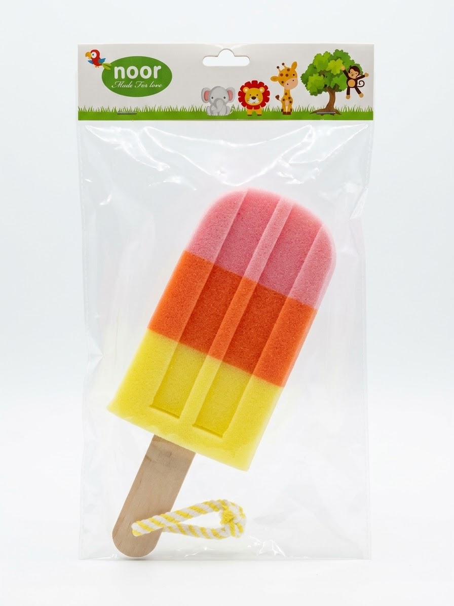 Esponja de baño helado de paleta (Noor)