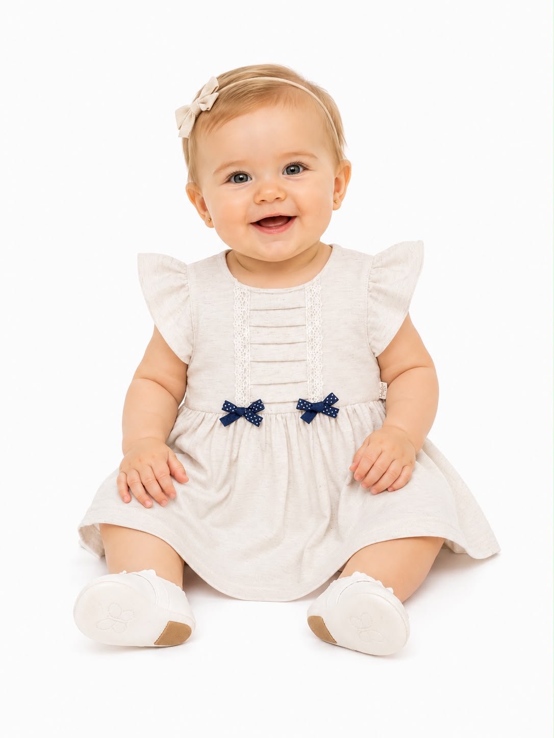Vestido lazos bebé Everfit