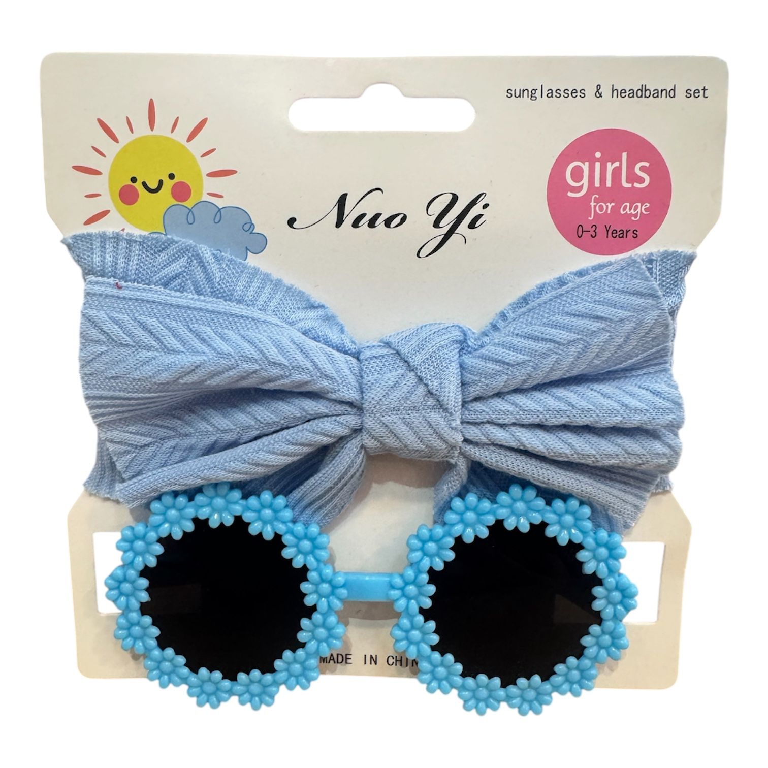 Vincha de bebé y gafas de sol Cutie Baby