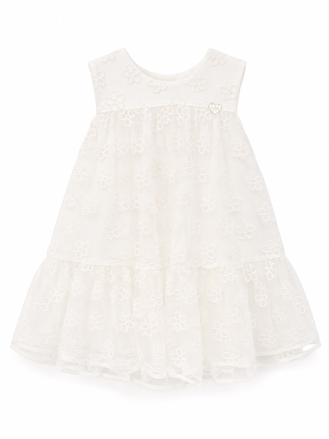 Vestido blanco para bebé Kukie
