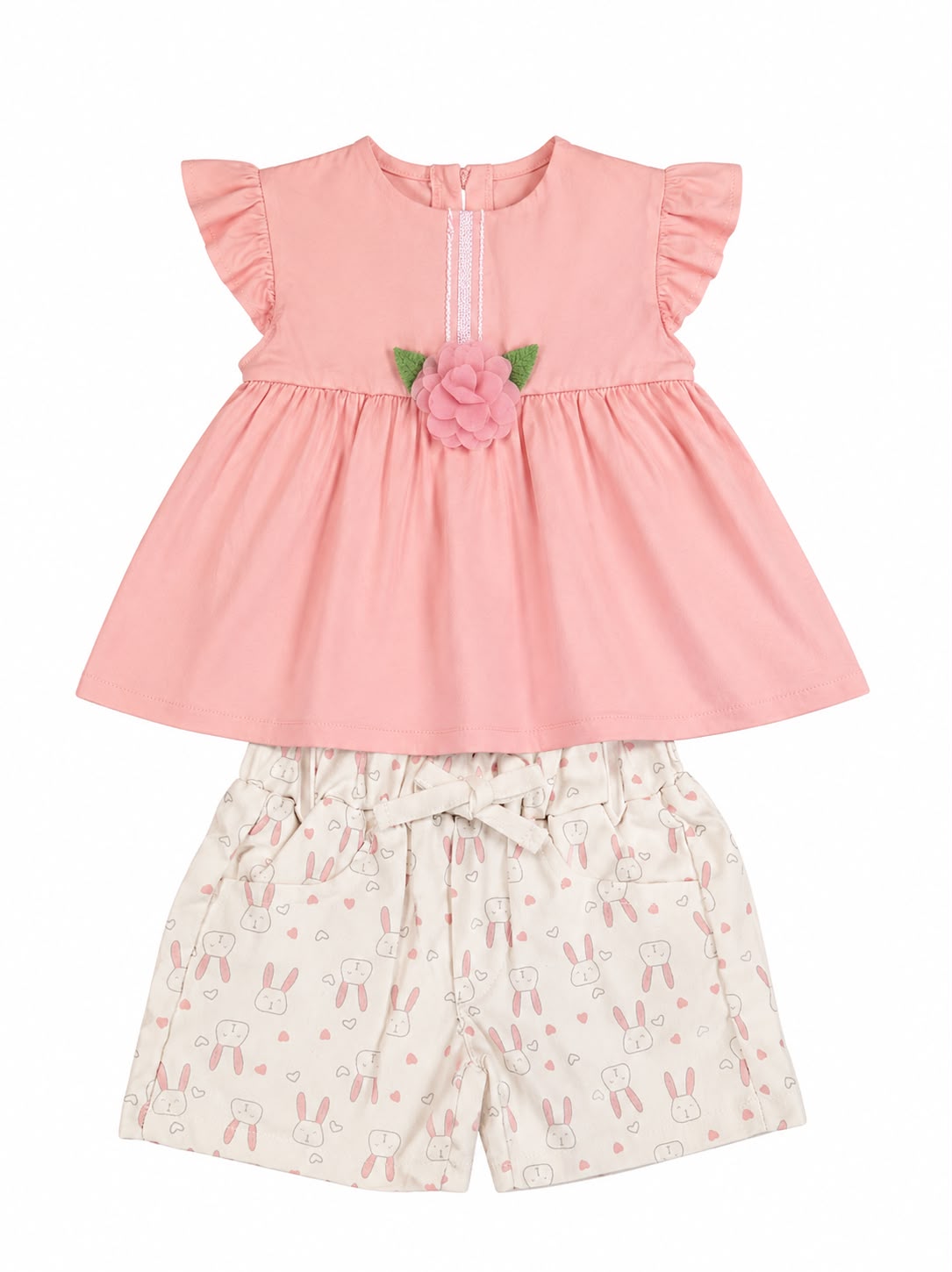 Conjunto con short para bebé Bon blues
