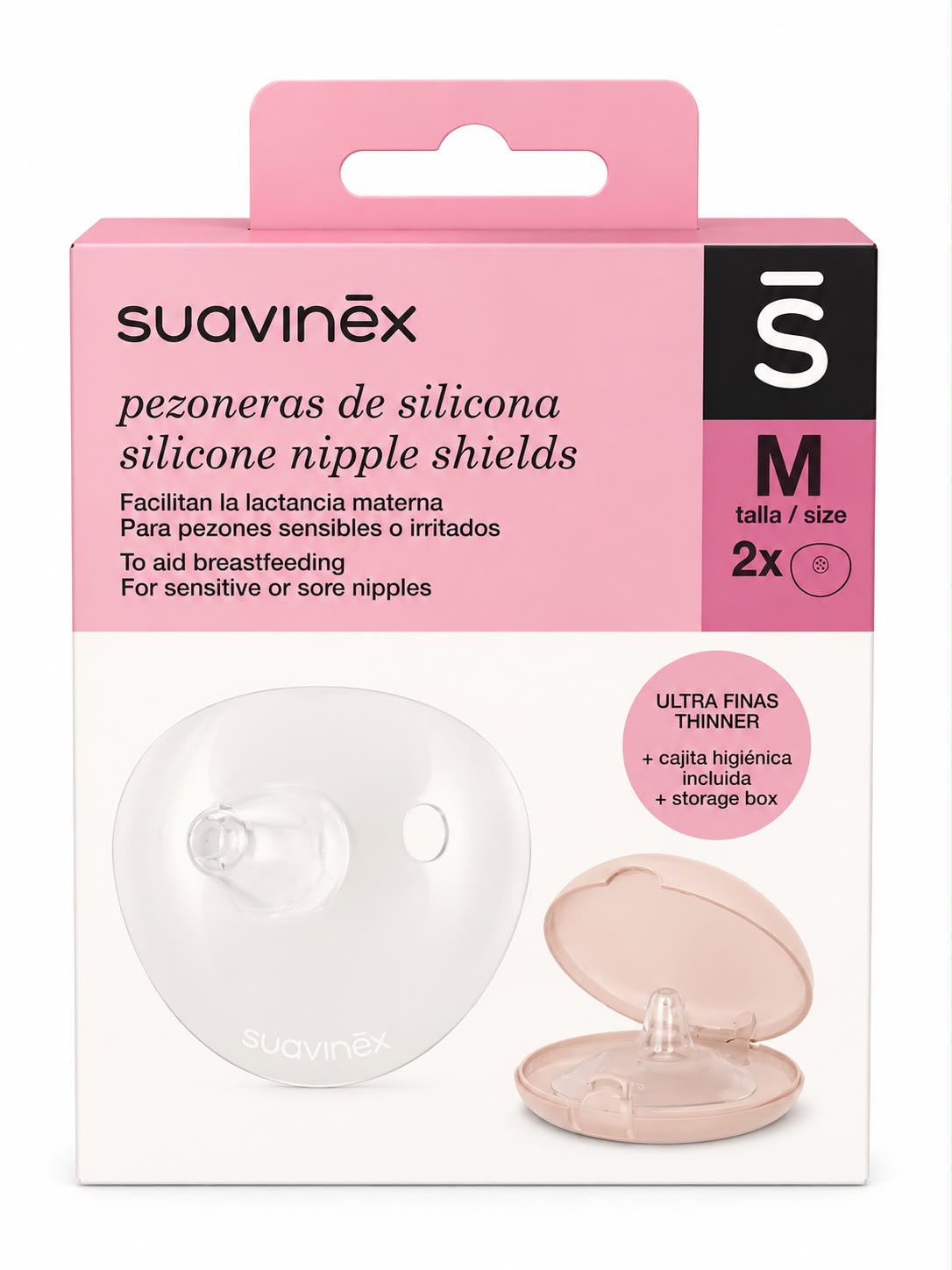 Pezonera de silicona Suavinex (M)