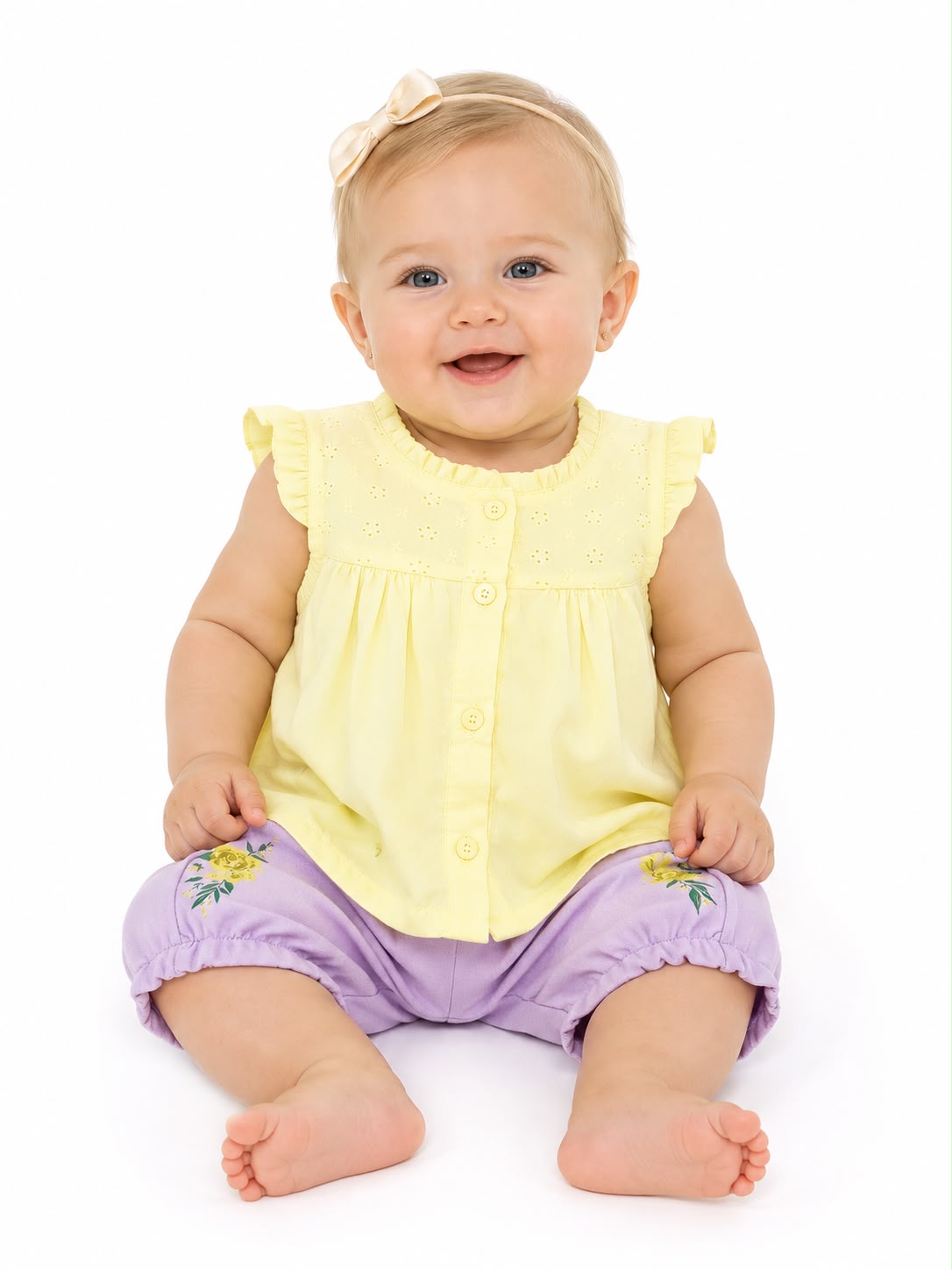 Conjunto amarillo para bebé Tinytots