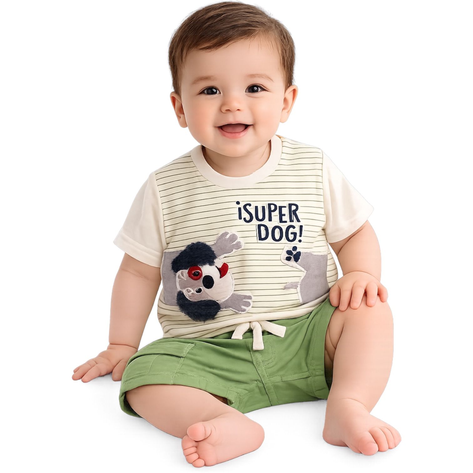 Conjunto 2 piezas súper dog Bon blues