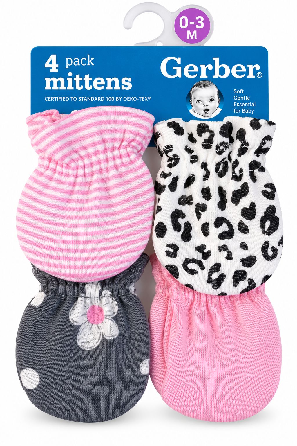 Set de 4 Guantes para niña  Gerber