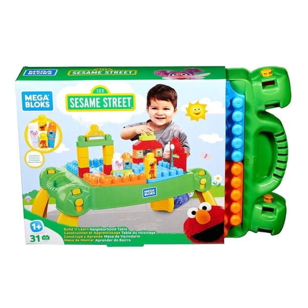 Mesa de Vecindario Plaza Sésamo Mega Bloque