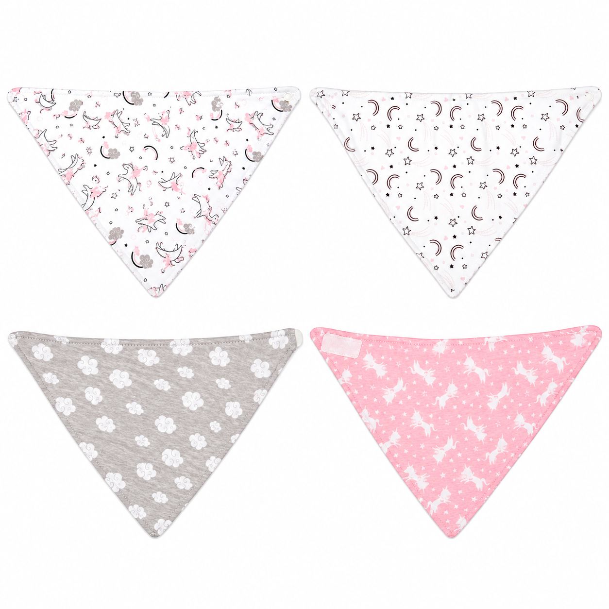 Set de 4 bandanas Unicornios Wakids
