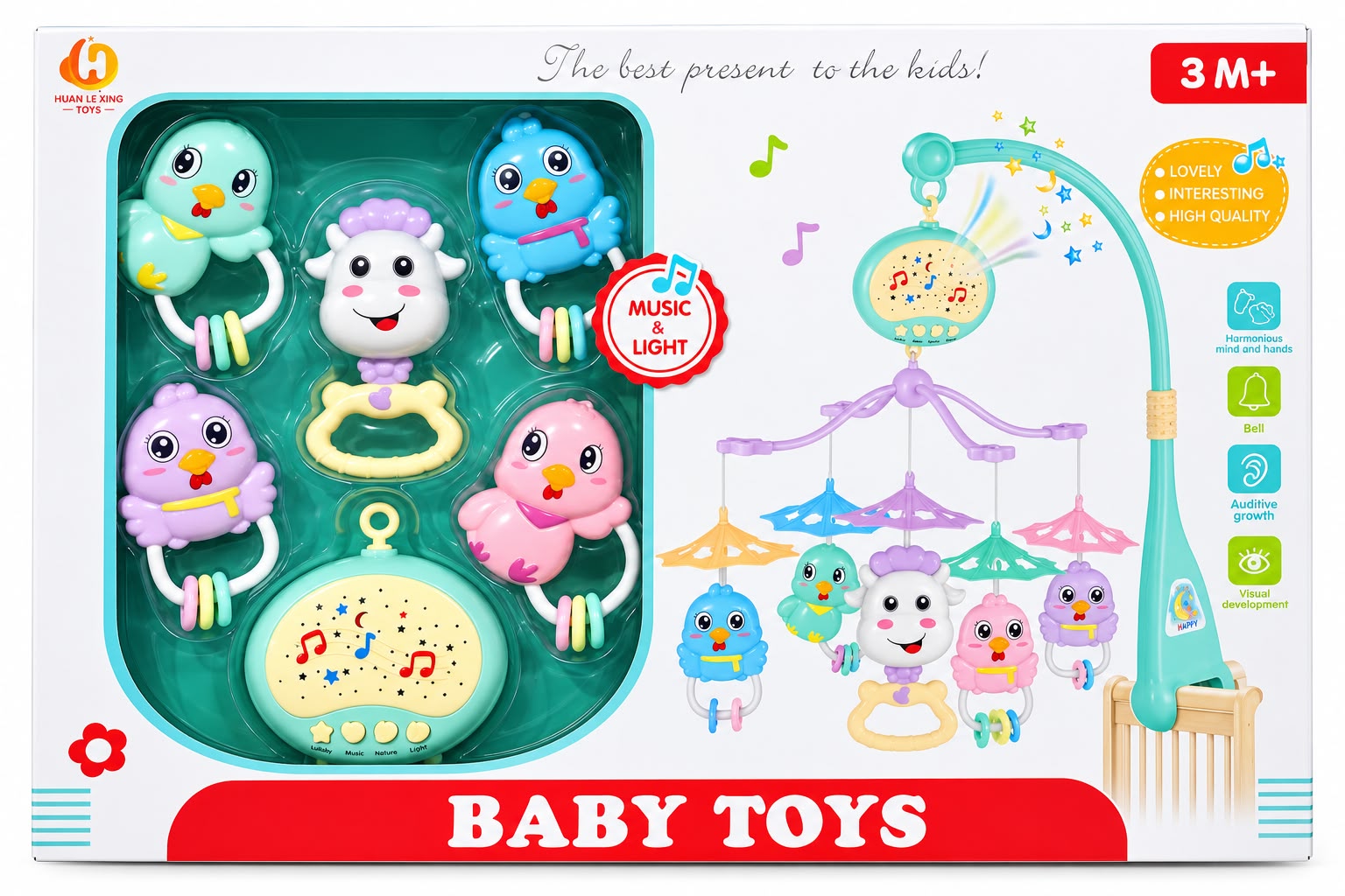 Movil para bebé de animalitos Baby toys