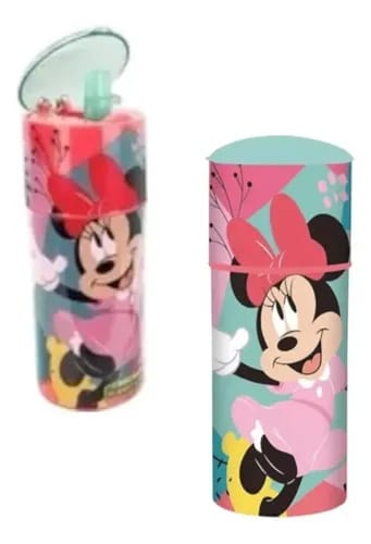 Botella minnie mouse rosa Disney