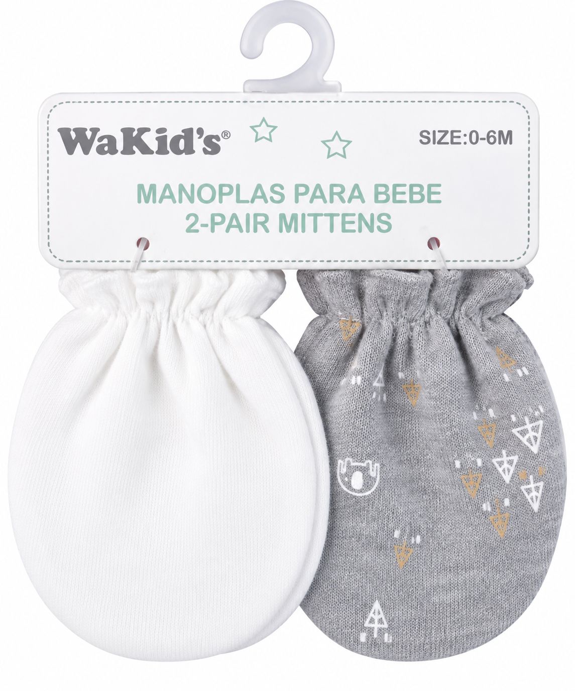 Set de 2 Guantes para bebé elefante  Wakids