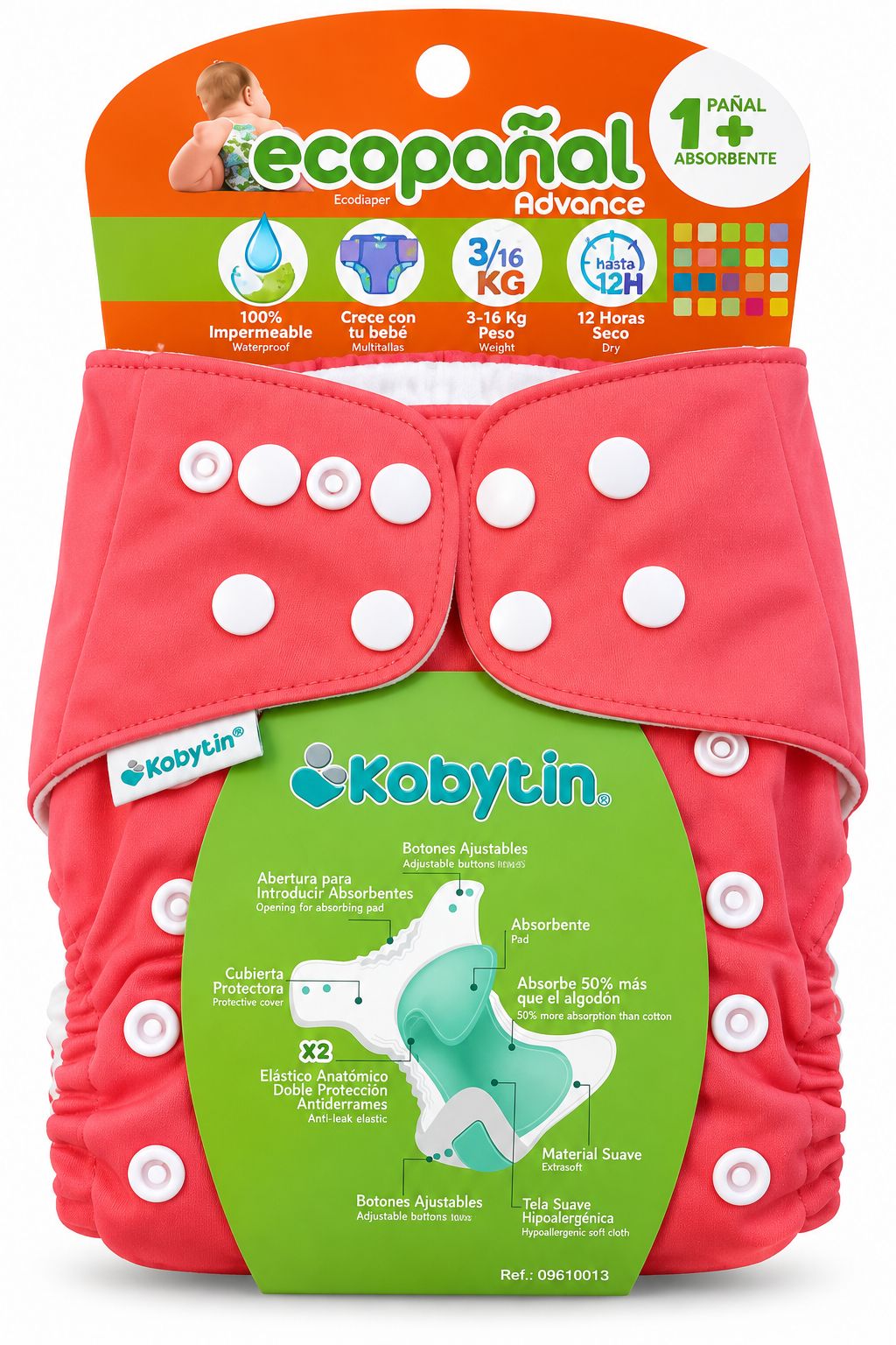 Ecopañal advance rosado Kobytin