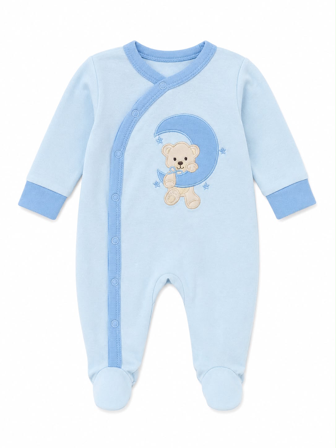 Pijama entera celeste de luna Everfit
