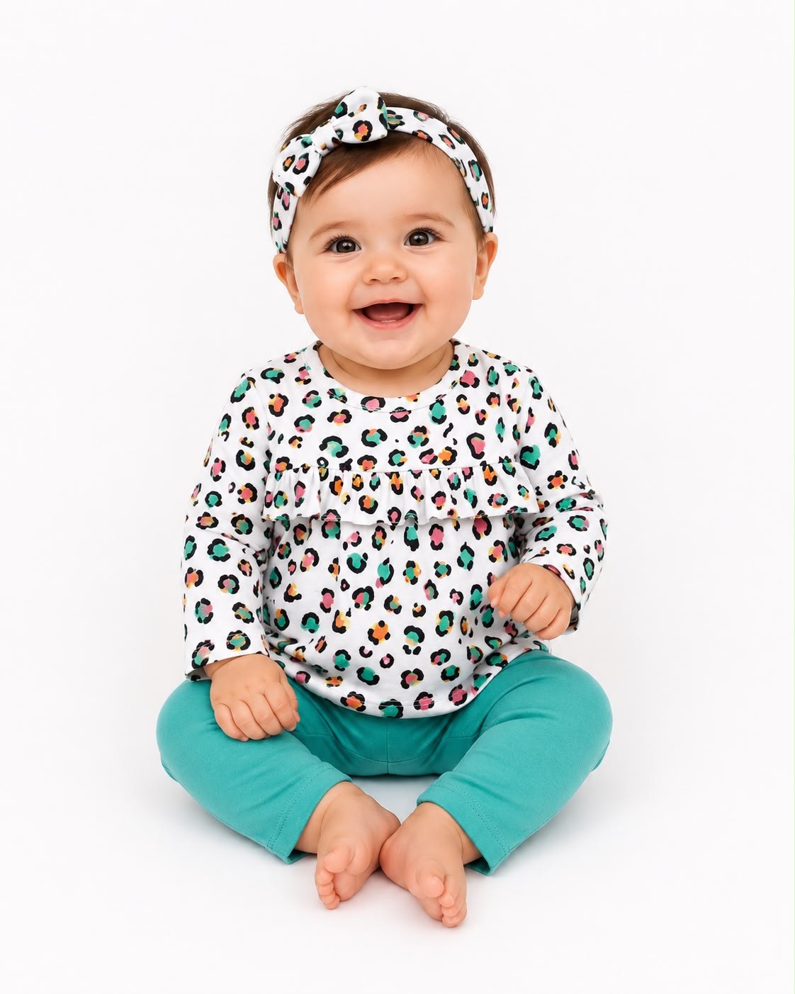 Set de 3 piezas animal print multicolor Kids land