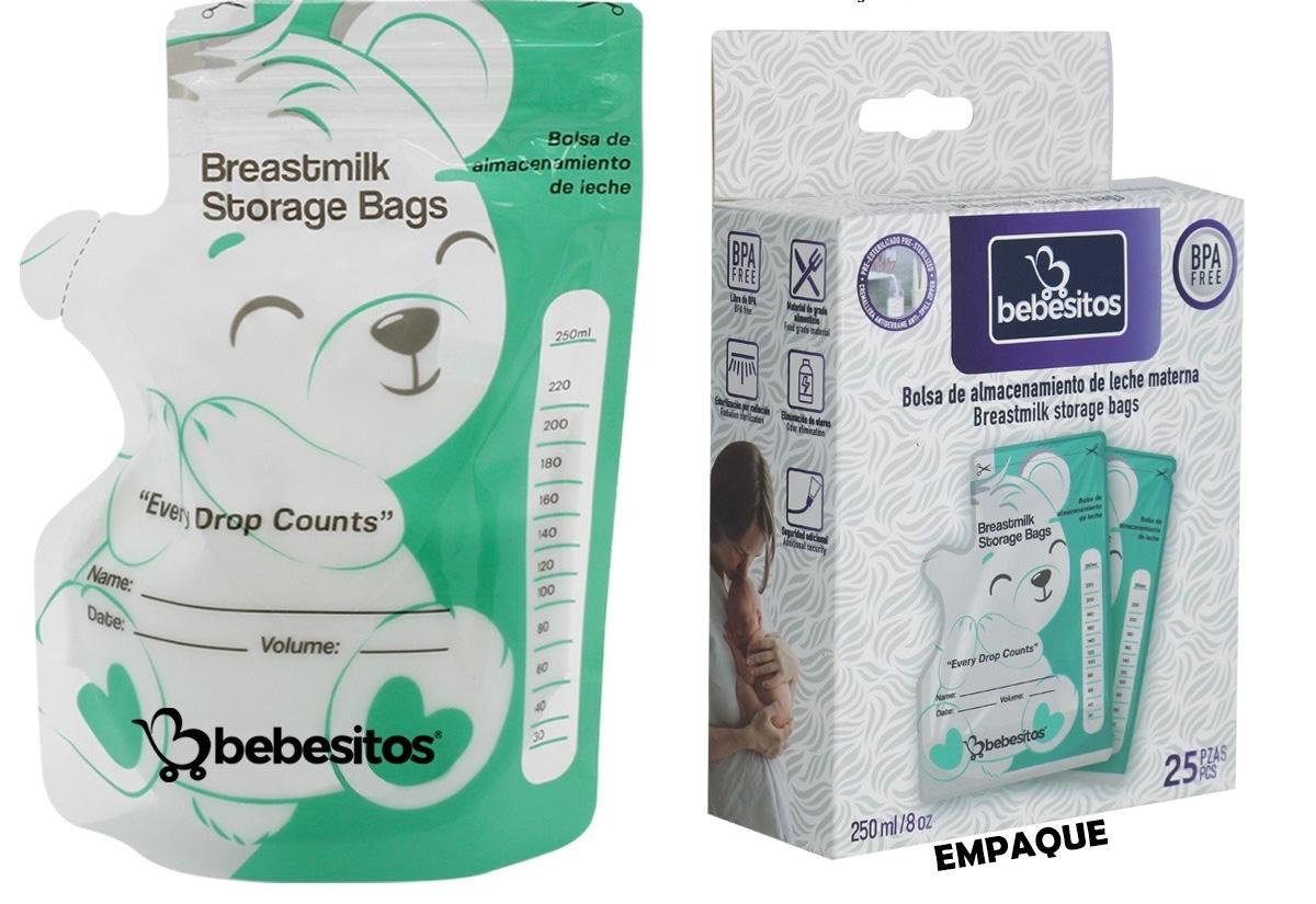 Bolsas de almacenamiento de leche materna