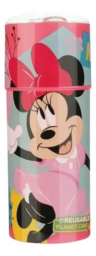 Botella minnie mouse rosa Disney