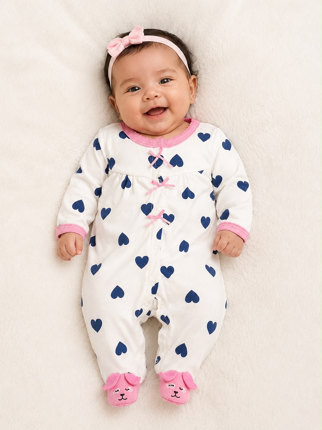 Pijama entera de corazones Kids land