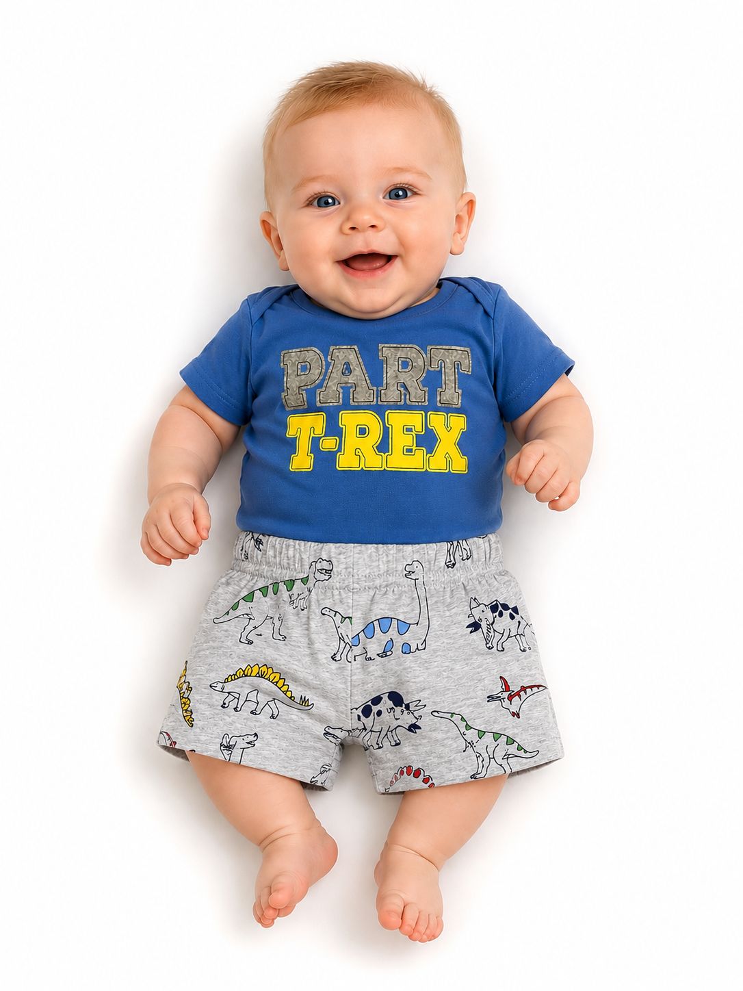 Conjunto t-rex azul