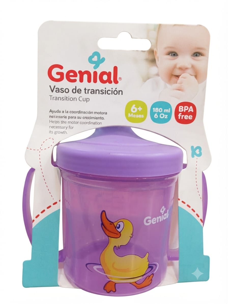 Vaso de transición morado Genial