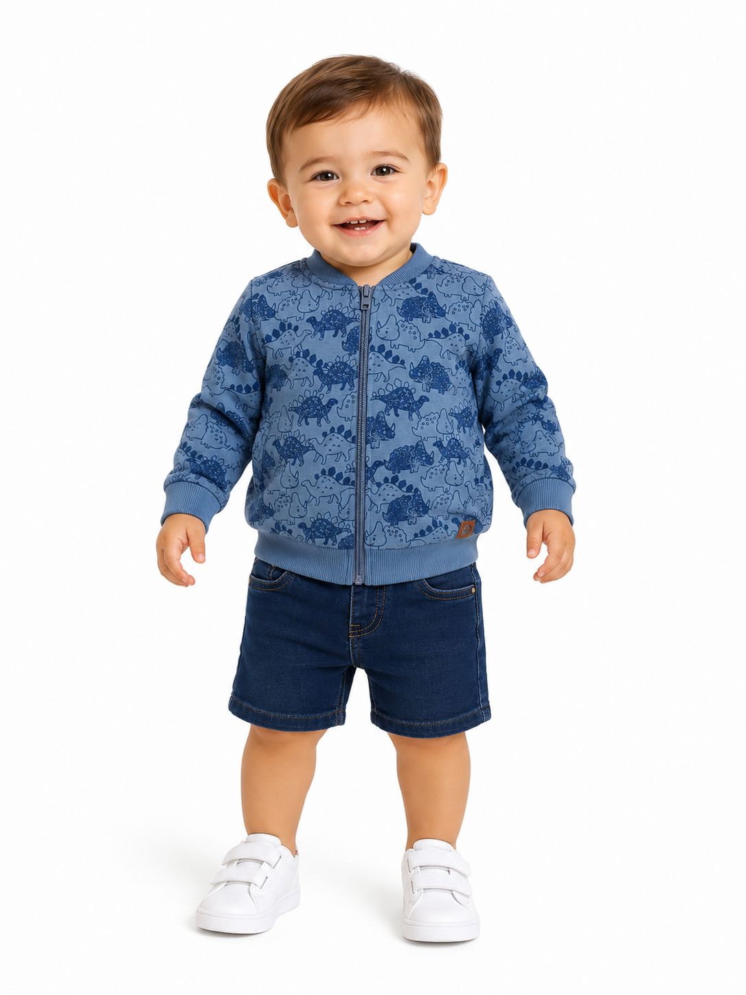 Sweater celeste dinosaurios Alenice