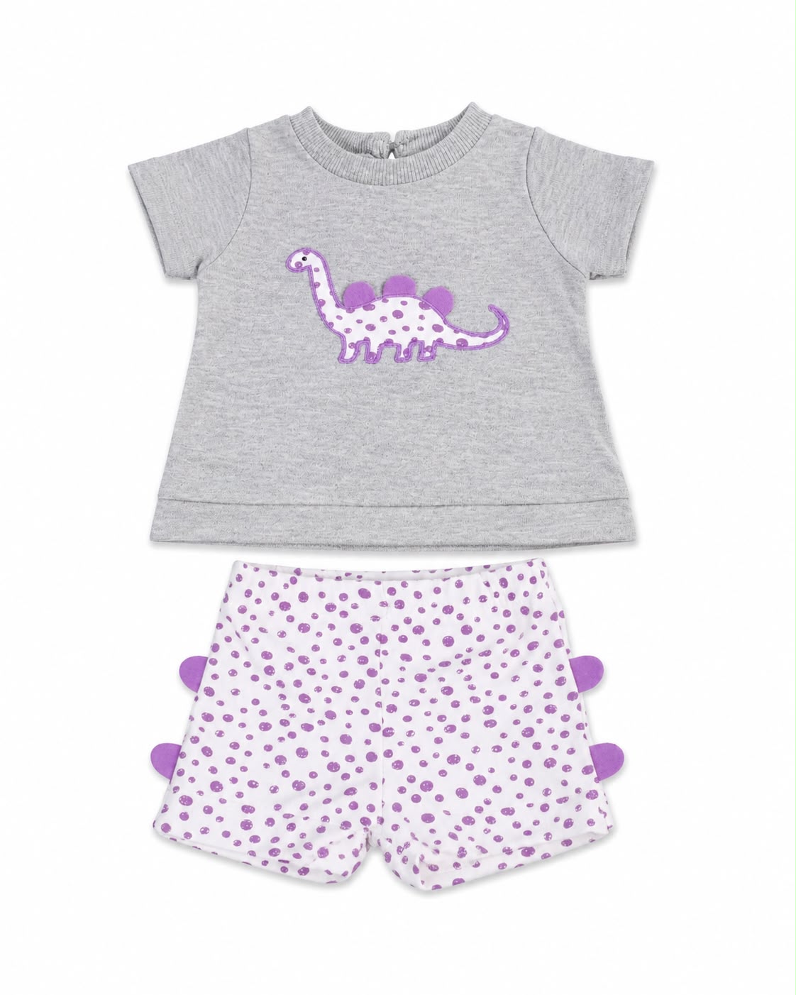Conjunto dinos morado Kids land