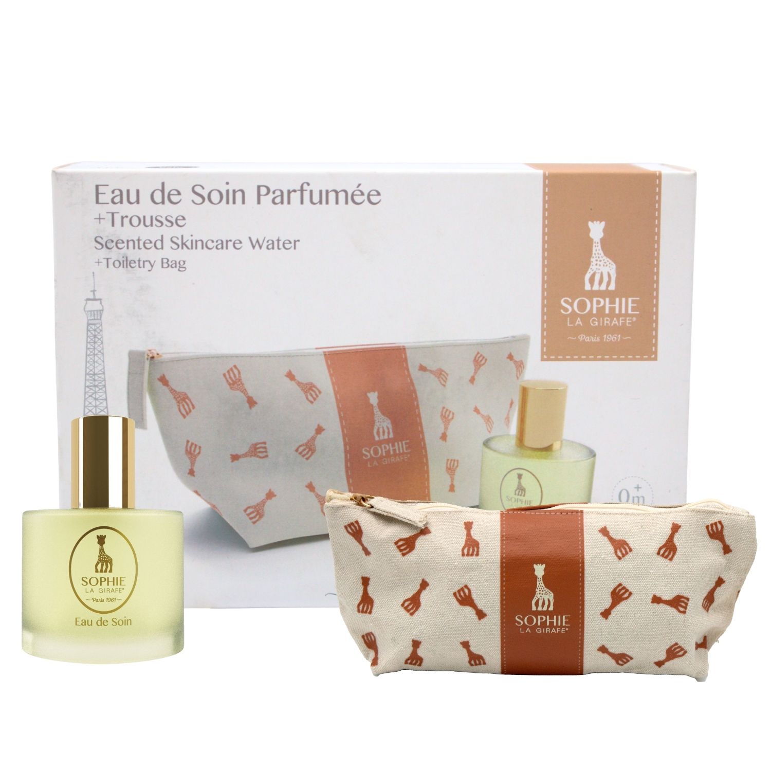 Set de perfume y cartera Eau de soin parfumée Sophie la girafe 50 ml