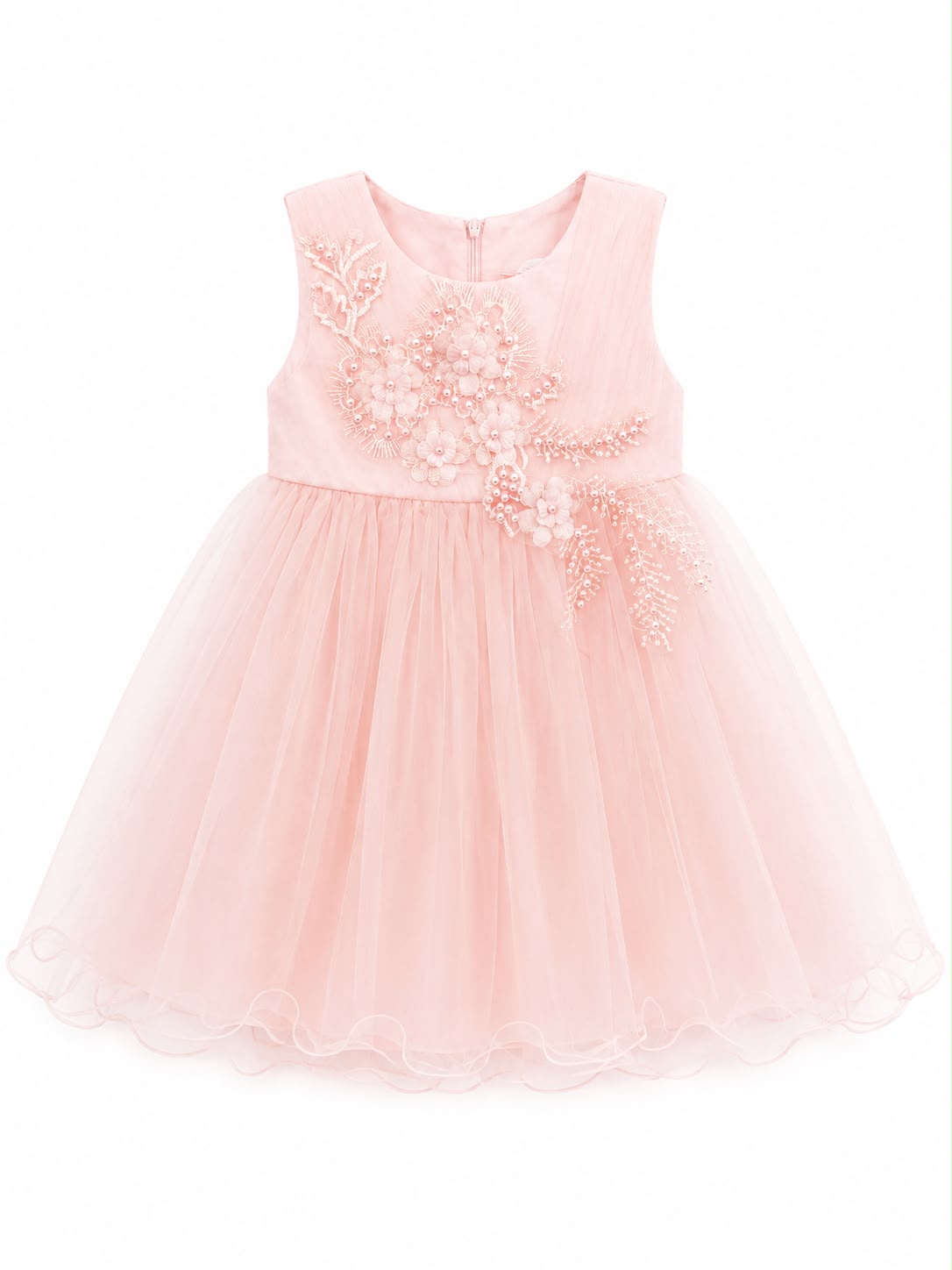 Vestido de fiesta rosado para bebé Choozie