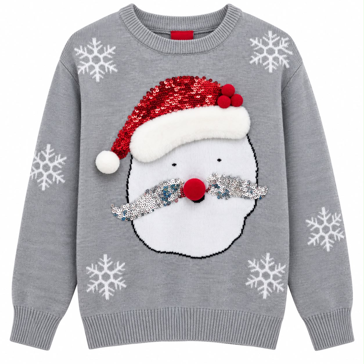 Sweater gris muñeco de nieve Miró Christmas