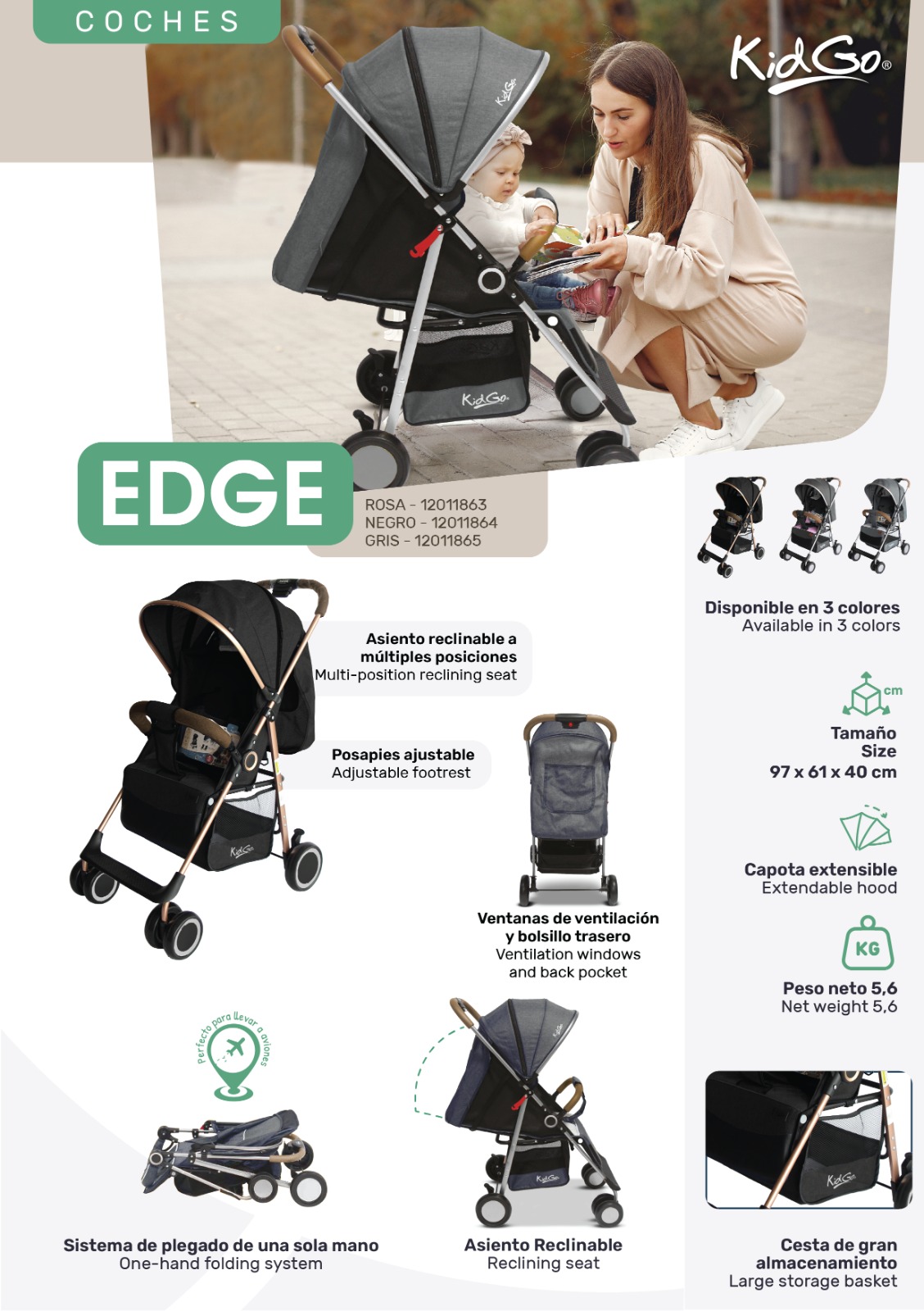Coche edge KID GO
