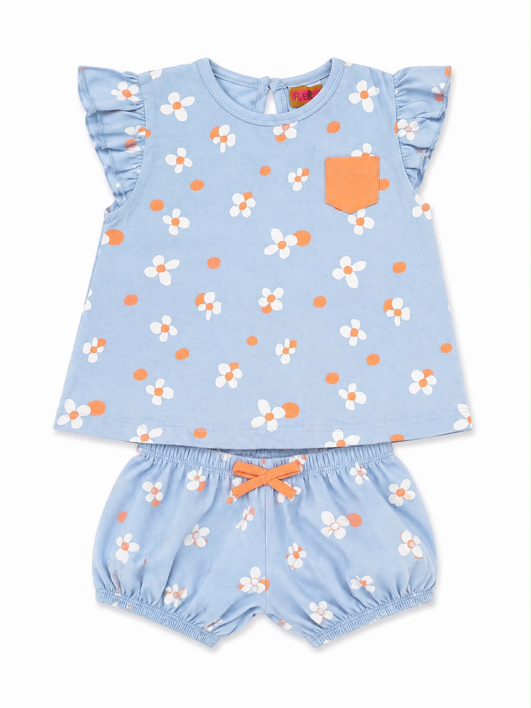 Conjunto celeste de flores Everfit