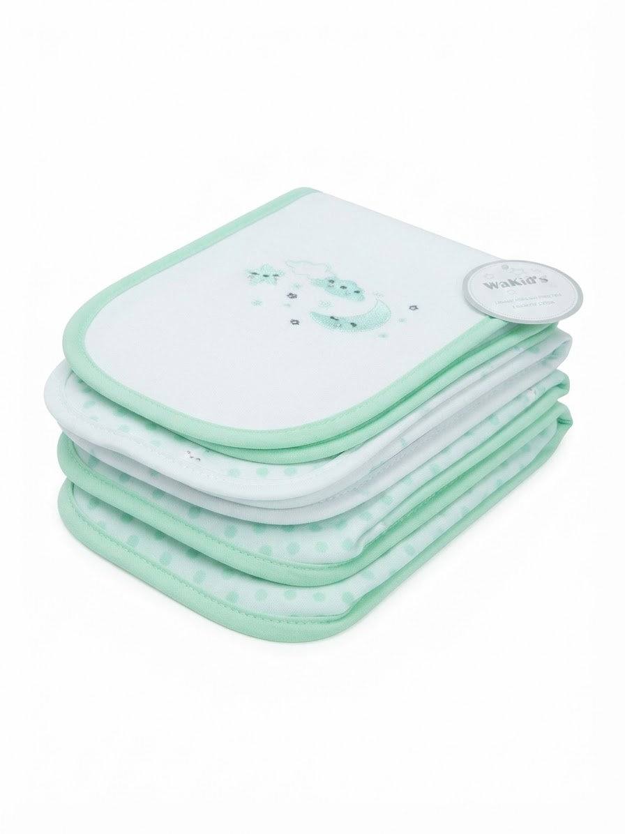 Set de 3 paños nubes para eructos Wakids