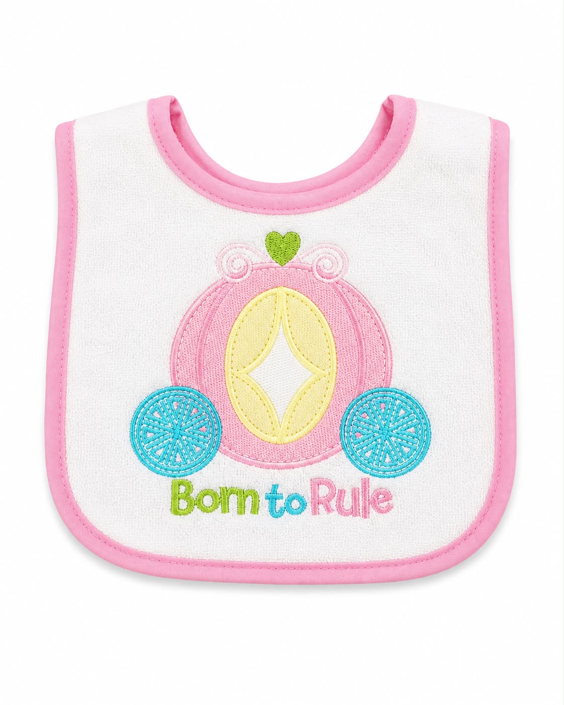 Set de 3 baberos carruaje Cutie Baby