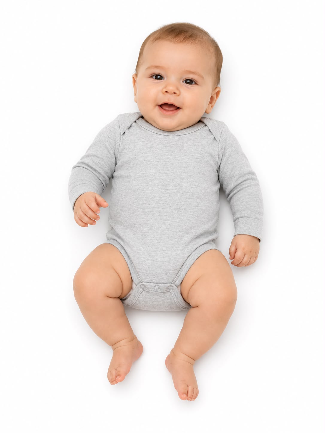 Body gris manga larga Brandili
