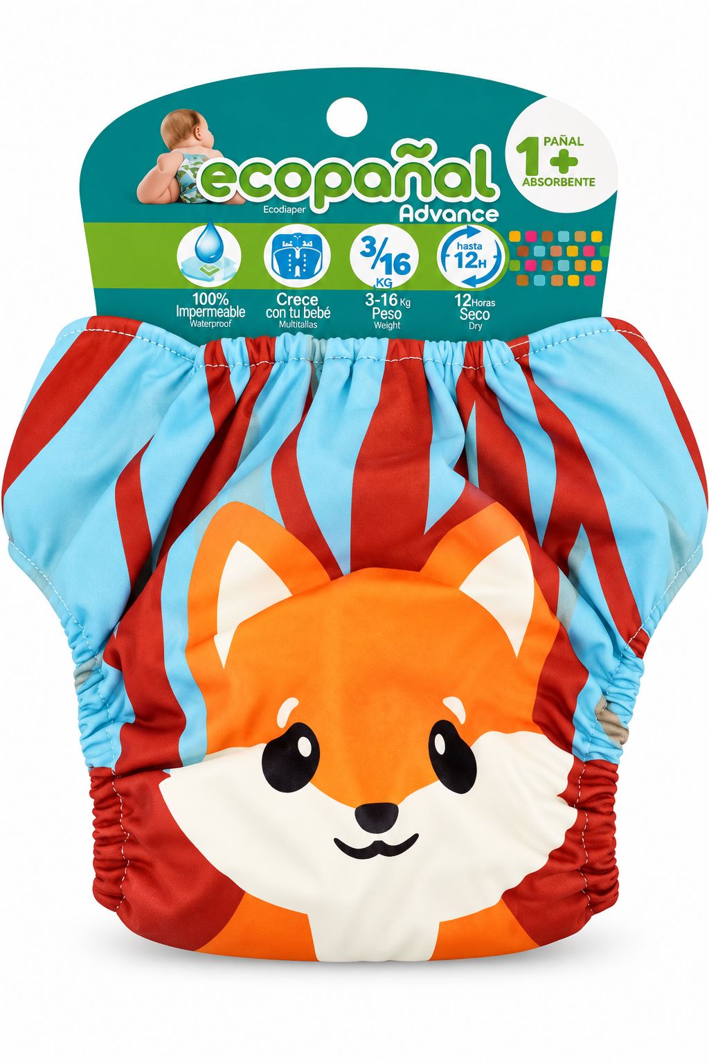 Ecopañal advance zorrito Kobytin