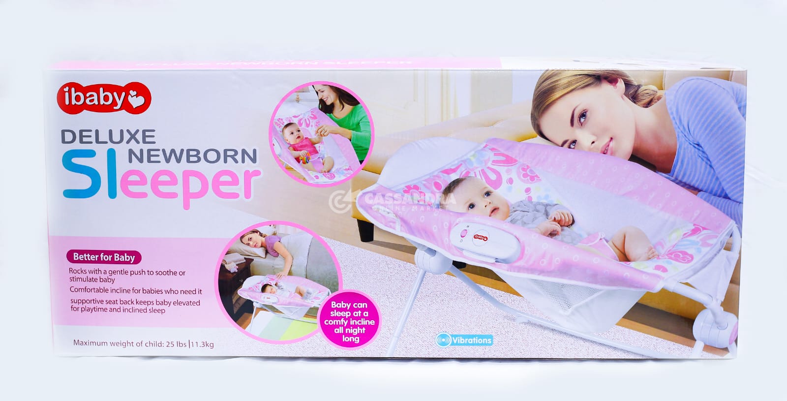 Silla vibradora newborn Deluxe Ibaby