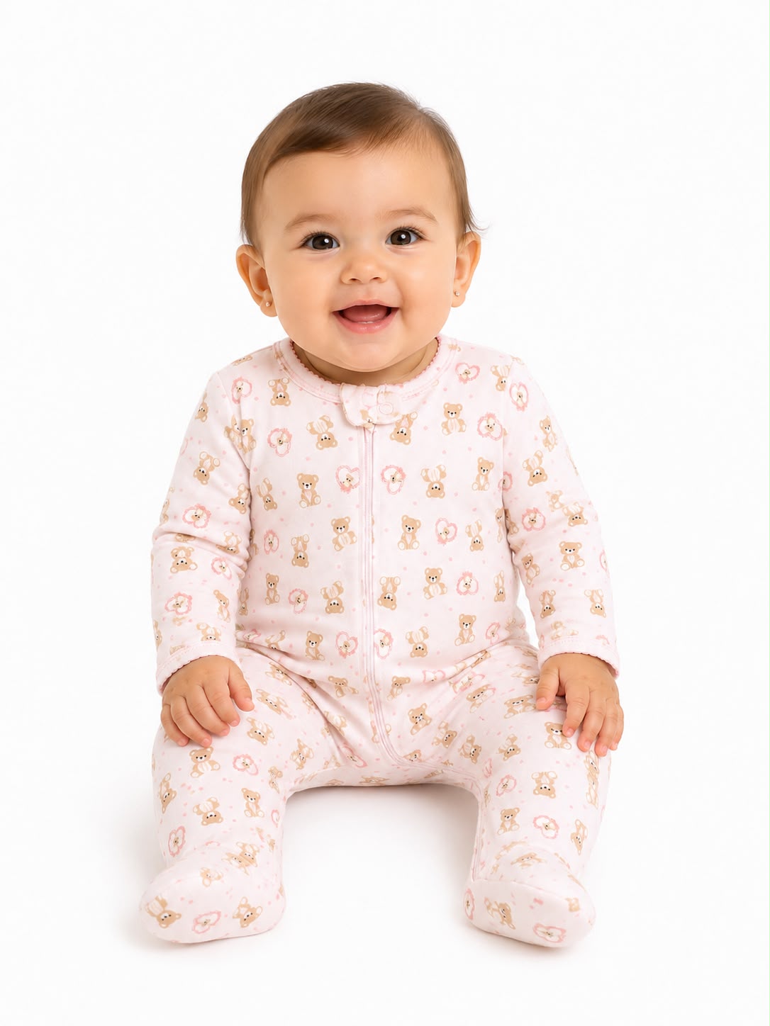Pijama entera de osos para niña Bon Blues