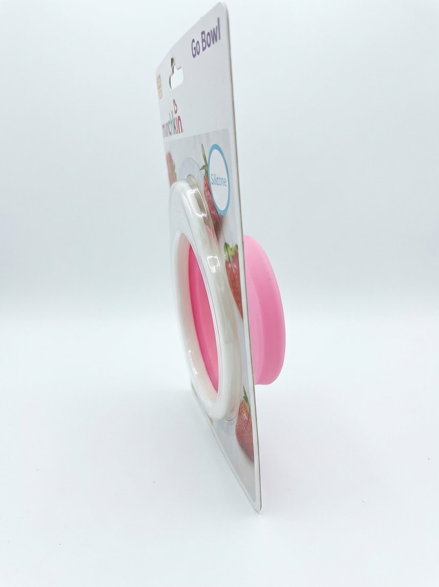 Tazón plegable fucsia Munchkin